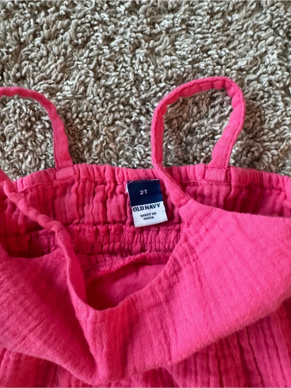 Old Navy Toddler Girls Summer Dress Bundle Palm Tree & Tie Dye Size 2T